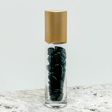 Load image into Gallery viewer, BLACK OBSIDIAN - Essential Oil Crystal Gemstone Roller Bottle
