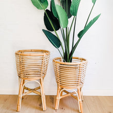 Load image into Gallery viewer, Plant Stand Natural Rattan
